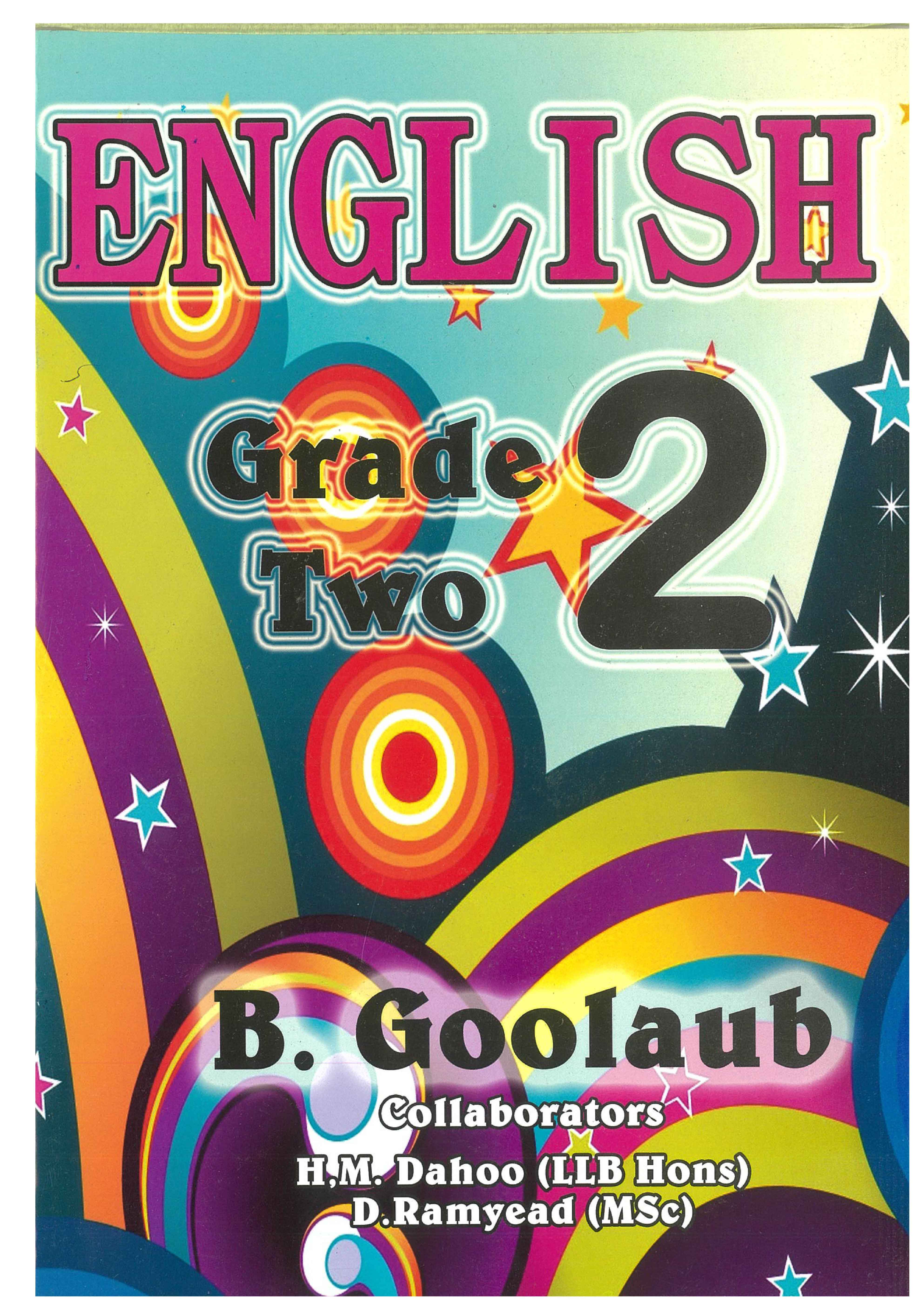 ENGLISH G2 - 2019- (GOOLAUB)